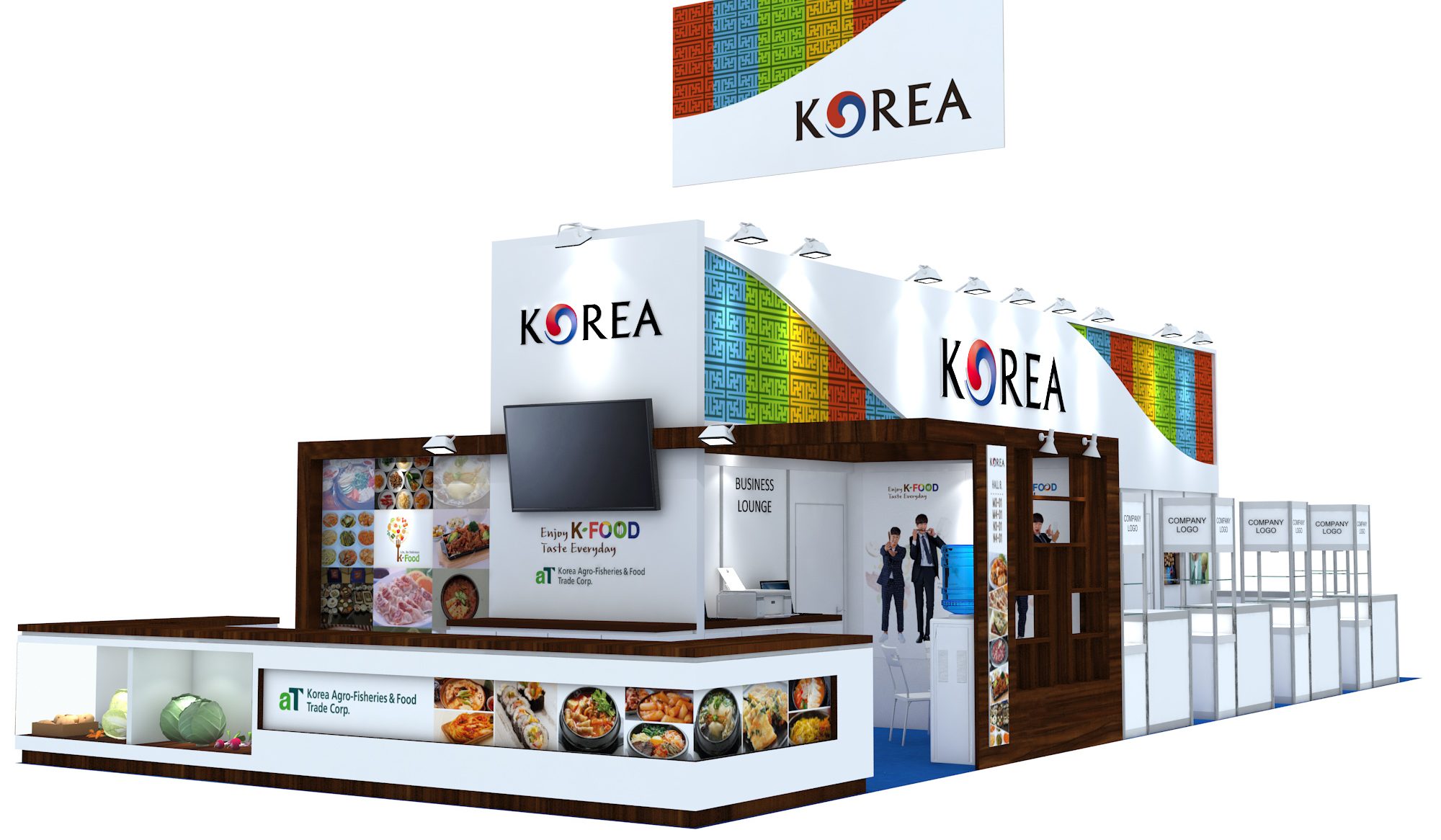 POSM Event Design and Exhibition Design MICE Design Korea Agro-Trade