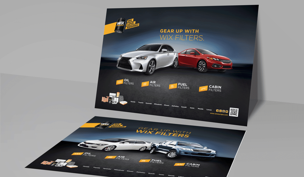 Branding Print Advertisement poster Design flyer design - wix automotive poster